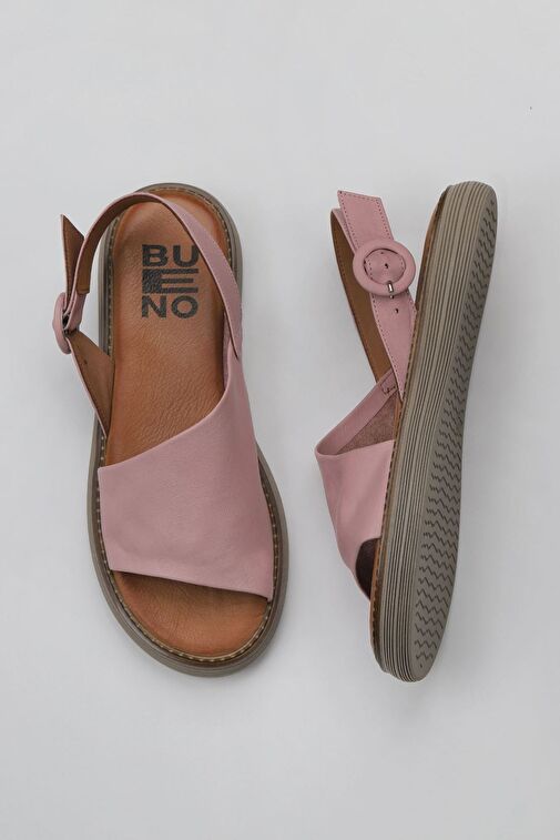 Bueno Shoes Gül Kurusu Deri Kadın Sandalet 01wy6609 - Görsel 2
