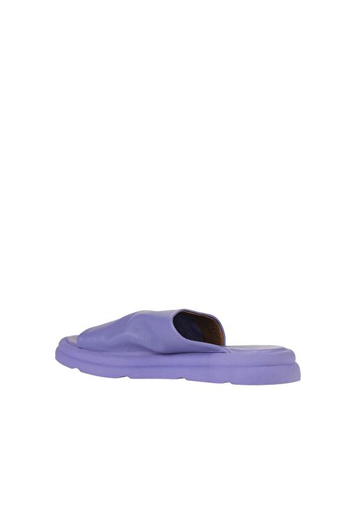 Bueno Shoes Lila Deri Kadın Düz Terlik 01wy9400 - Görsel 6
