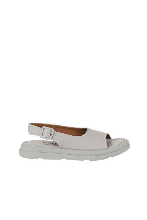 Bueno Shoes Ekru Deri Kadın Sandalet 01wy9404 - Görsel 3