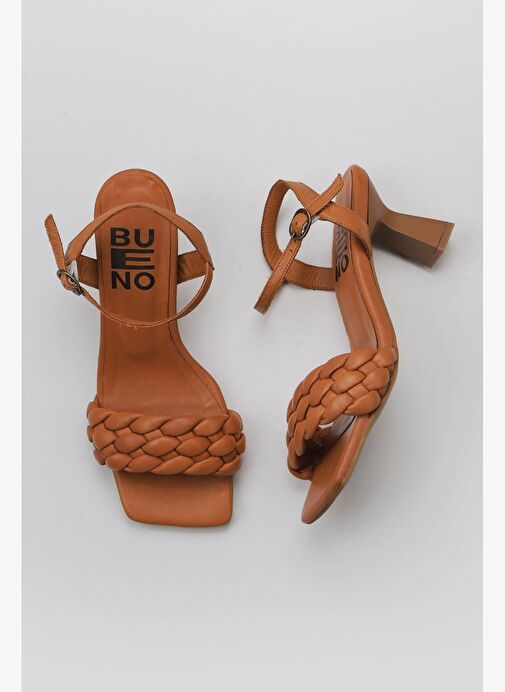 Bueno Shoes Taba Deri Kadın Topuklu Ayakkabı 01wy6800 - Görsel 2