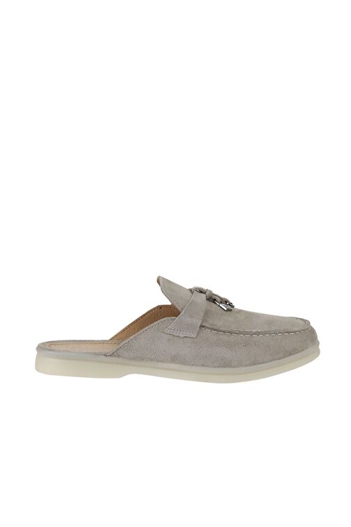 Bueno Shoes Bej Süet Kadın Düz Terlik 05wt103 - Görsel 3