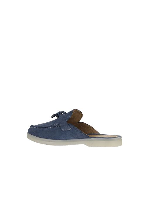 Bueno Shoes Mavi Süet Kadın Düz Terlik 05wt103 - Görsel 6