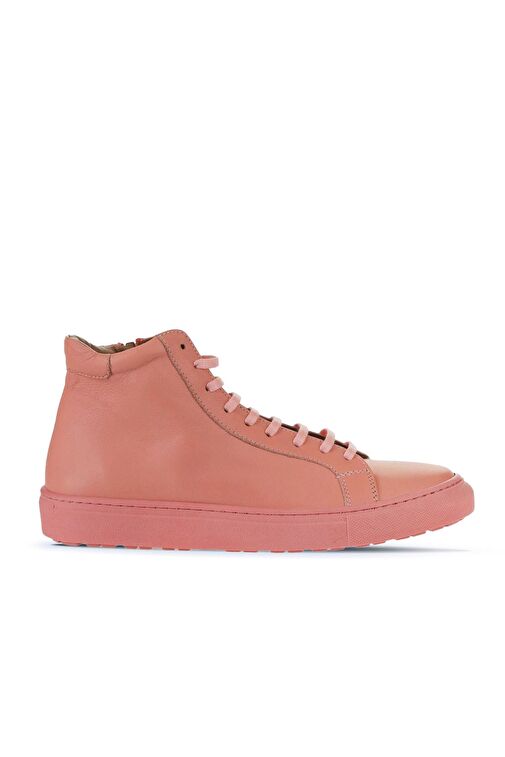 Bueno Shoes Pembe Deri Kadın Düz Bot 01wz7700 - Görsel 2