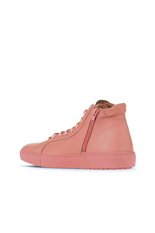 Bueno Shoes Pembe Deri Kadın Düz Bot 01wz7700 - Görsel 6