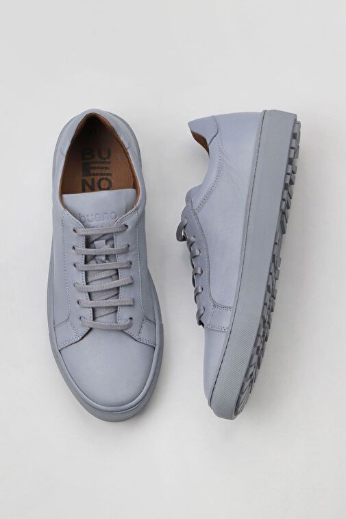 Bueno Shoes Mavi Deri Kadın Günlük Ayakkabı 01wz7701 - Görsel 2