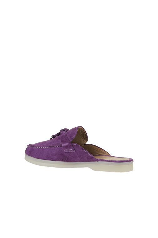 Bueno Shoes Mor Süet Kadın Düz Terlik 05wt103 - Görsel 6