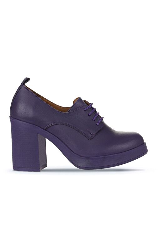 Bueno Shoes Lila Deri Kadın Topuklu Ayakkabı 01wz3200 - Görsel 2