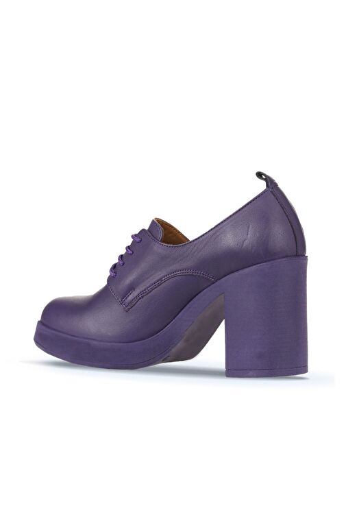 Bueno Shoes Lila Deri Kadın Topuklu Ayakkabı 01wz3200 - Görsel 5