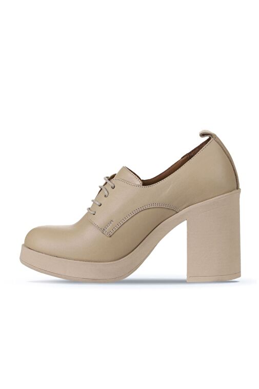 Bueno Shoes Vizon Deri Kadın Topuklu Ayakkabı 01wz3200 - Görsel 4