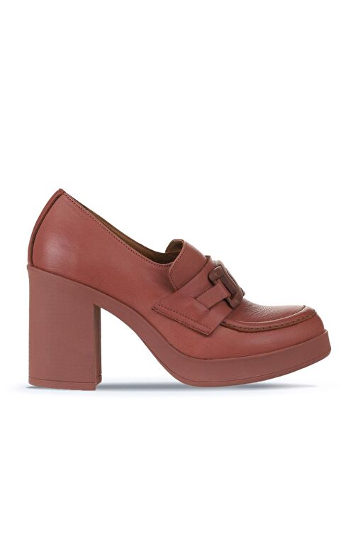 Bueno Shoes Pembe Deri Kadın Topuklu Ayakkabı 01wz3201 - Görsel 2