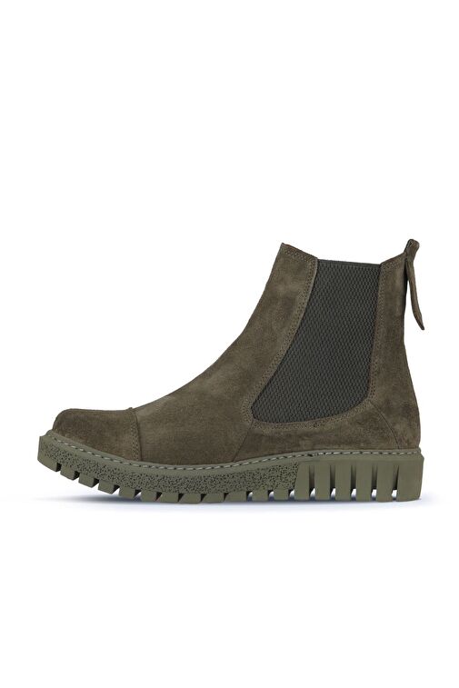 Bueno Shoes Haki Süet Kadın Düz Bot 01wz5202 - Görsel 4