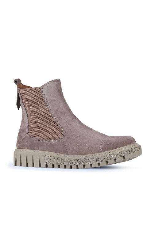 Bueno Shoes Vizon Süet Kadın Düz Bot 01wz5202 - Görsel 4