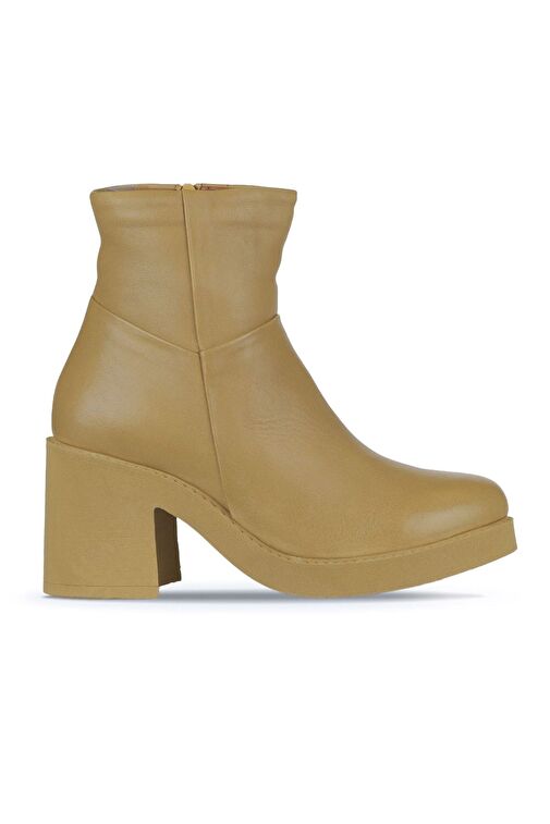 Bueno Shoes Tarçın Deri Kadın Topuklu Bot 01wz7100 - Görsel 2
