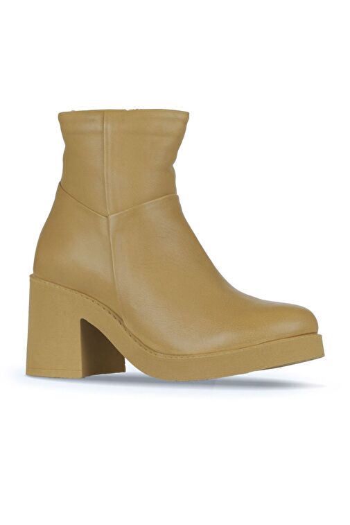 Bueno Shoes Tarçın Deri Kadın Topuklu Bot 01wz7100 - Görsel 3