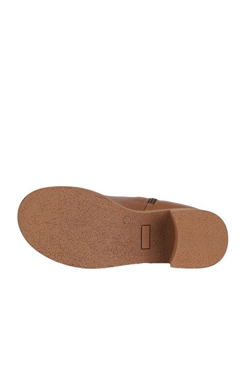 Bueno Shoes Taba Deri Kadın Topuklu Bot 01wz7100 - Görsel 6