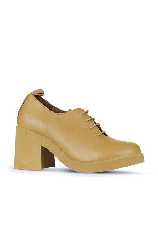 Bueno Shoes Tarçın Deri Kadın Topuklu Ayakkabı 01wz7101 - Görsel 3