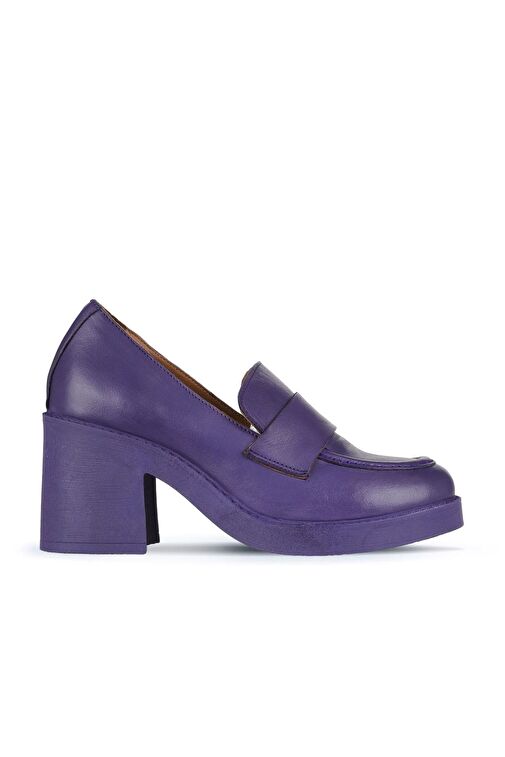 Bueno Shoes Lila Deri Kadın Topuklu Ayakkabı 01wz7103 - Görsel 2