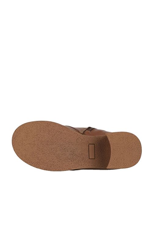 Bueno Shoes Taba Deri Kadın Topuklu Bot 01wz7107 - Görsel 6