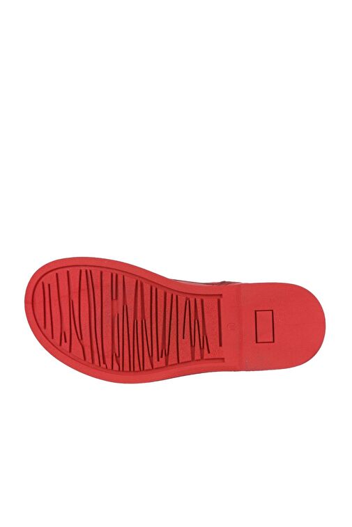 Bueno Shoes Kırmızı Deri Kadın Düz Bot 01wz8900 - Görsel 6