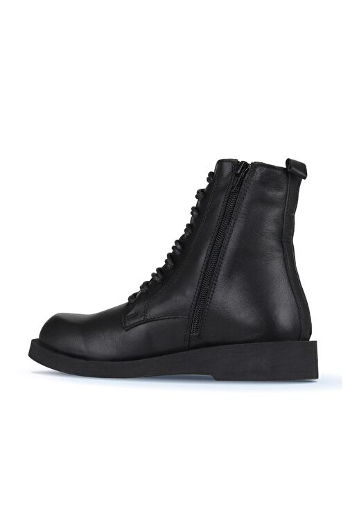 Bueno Shoes Siyah Deri Kadın Düz Bot 01wz8900 - Görsel 5