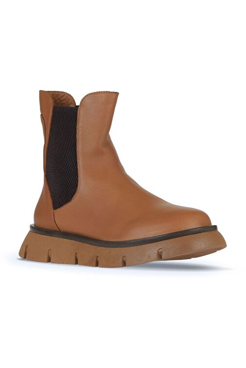 Bueno Shoes Taba Deri Kadın Bot 01wz1503 - Görsel 4