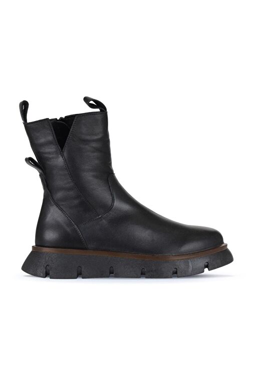 Bueno Shoes Siyah Deri Kadın Bot 01wz1504 - Görsel 2