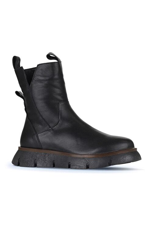 Bueno Shoes Siyah Deri Kadın Bot 01wz1504 - Görsel 4