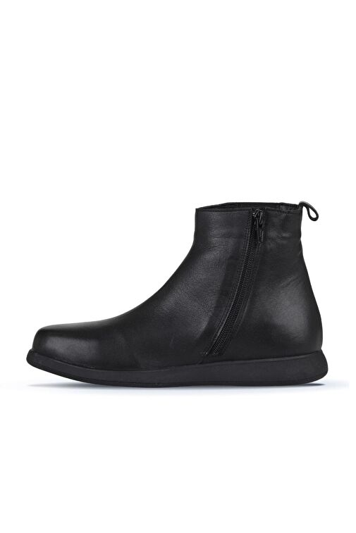 Bueno Shoes Siyah Deri Kadın Düz Bot 01wz4204 - Görsel 3