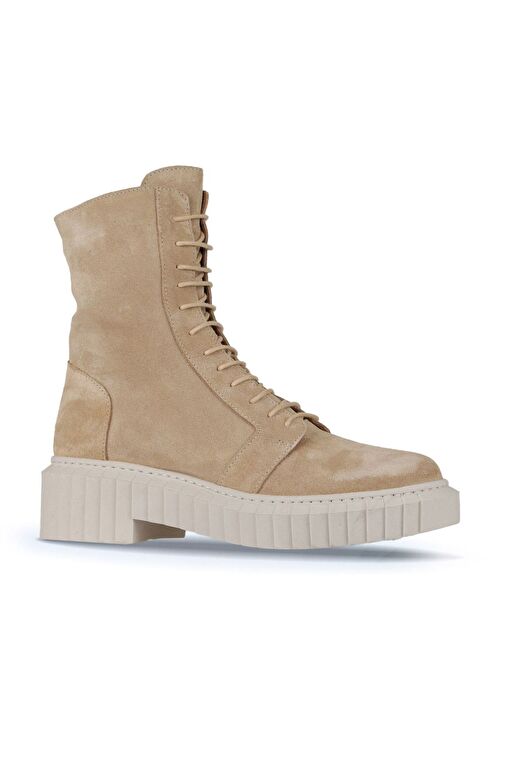 Bueno Shoes Taba Açık Süet Kadın Bot 01wz6307 - Görsel 4
