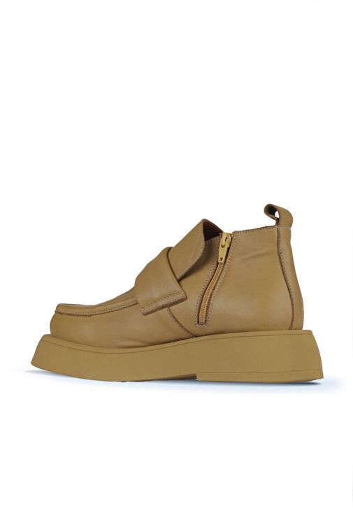 Bueno Shoes Tarçın Deri Kadın Düz Bot 01wz6402 - Görsel 5