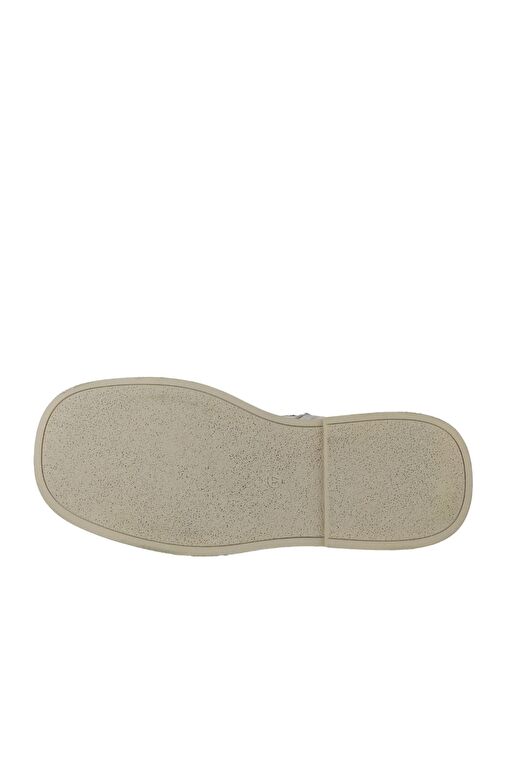 Bueno Shoes Bej Deri Kadın Dolgu Topuklu Bot 01wz6405 - Görsel 6