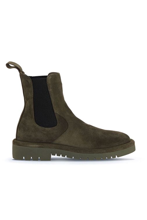 Bueno Shoes Haki Süet Kadın Düz Bot 01wz6702 - Görsel 2