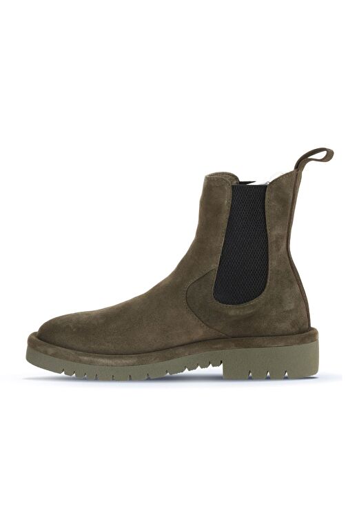 Bueno Shoes Haki Süet Kadın Düz Bot 01wz6702 - Görsel 3