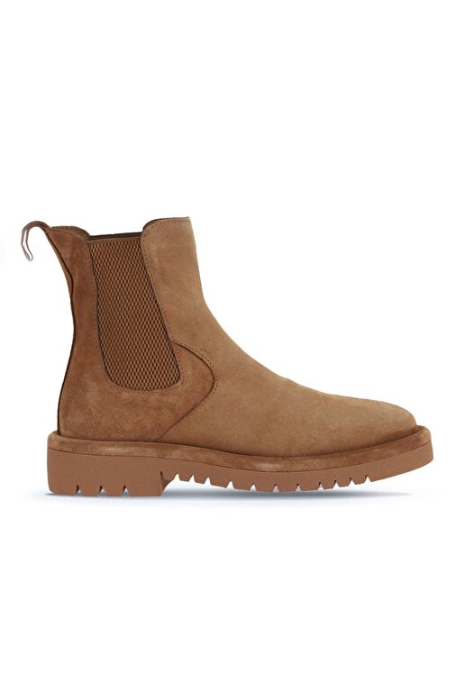 Bueno Shoes Taba Açık Süet Kadın Düz Bot 01wz6702 - Görsel 2