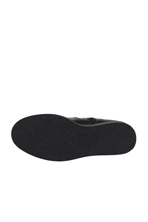 Bueno Shoes Siyah Deri Kadın Dolgu Topuklu Bot 01wz8301 - Görsel 6