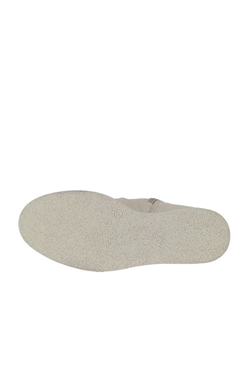 Bueno Shoes Bej Deri Kadın Dolgu Topuklu Bot 01wz8301 - Görsel 6