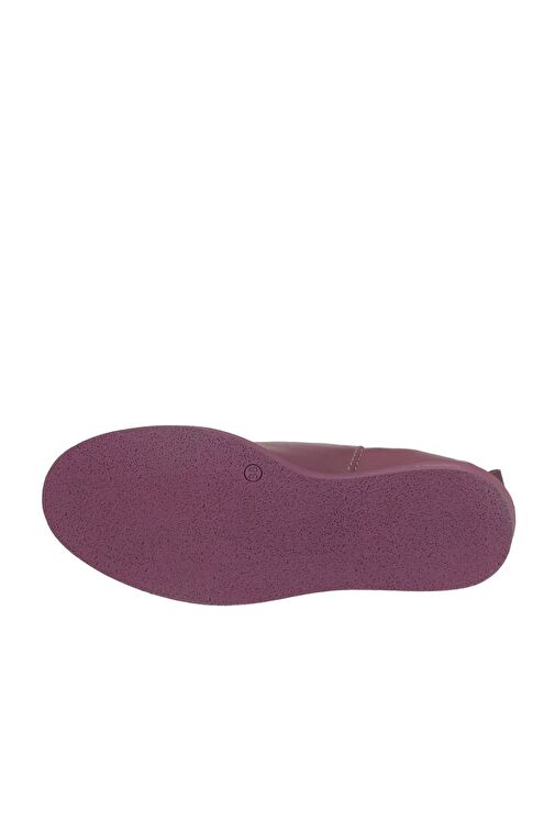 Bueno Shoes Mor Deri Kadın Dolgu Topuklu Bot 01wz8302 - Görsel 6