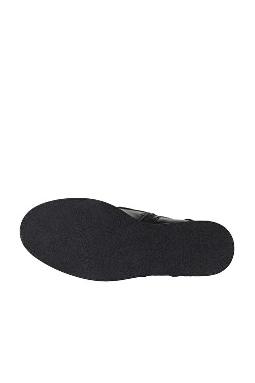 Bueno Shoes Siyah Deri Kadın Dolgu Topuklu Bot 01wz8303 - Görsel 6