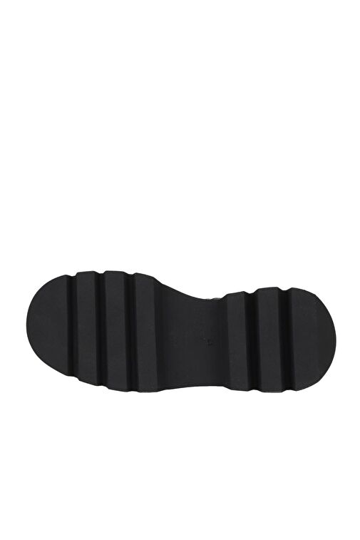 Bueno Shoes Siyah Deri Kadın Dolgu Topuklu Bot 01wz8402 - Görsel 6