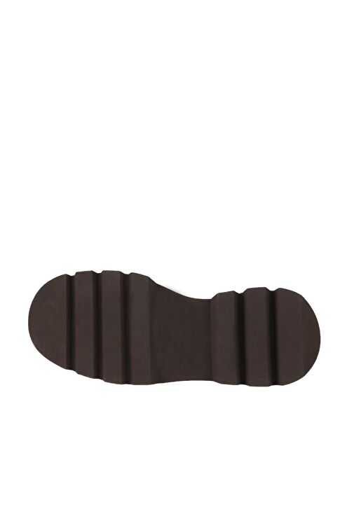 Bueno Shoes Kahverengi Deri Kadın Dolgu Topuklu Bot 01wz8403 - Görsel 6