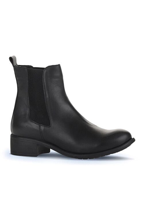 Bueno Shoes Siyah Deri Kadın Topuklu Bot 01wz7404 - Görsel 3
