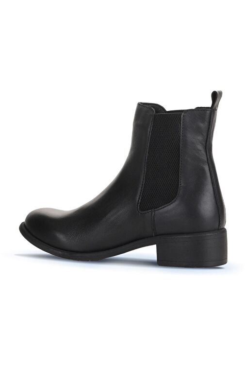 Bueno Shoes Siyah Deri Kadın Topuklu Bot 01wz7404 - Görsel 5