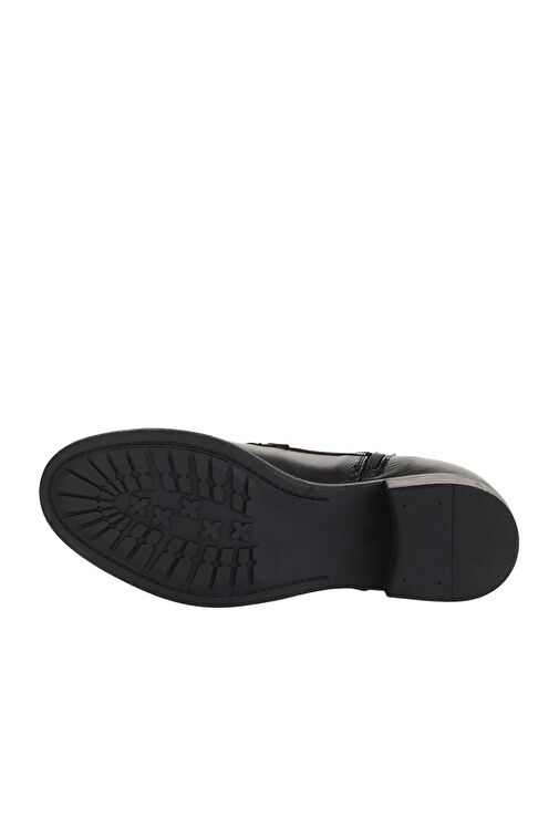 Bueno Shoes Siyah Deri Kadın Topuklu Bot 01wz7405 - Görsel 6