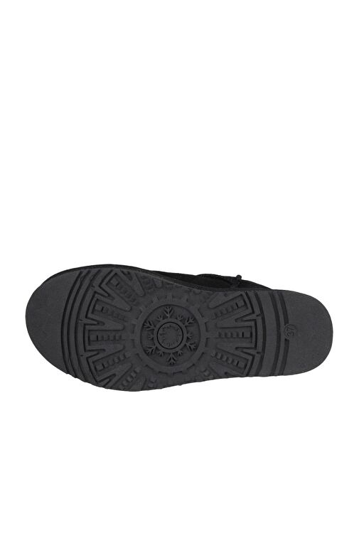 Bueno Shoes Siyah Süet Kadın Dolgu Topuklu Bot 05ag2074054 - Görsel 6