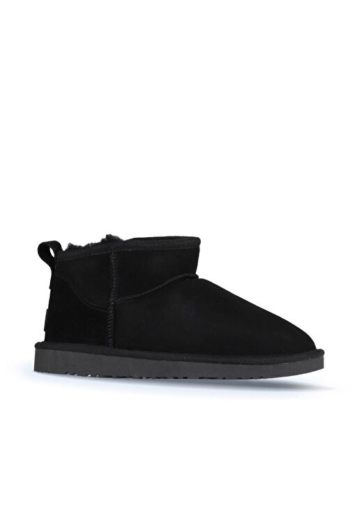 Bueno Shoes Siyah Süet Kadın Düz Bot 05ag2074055 - Görsel 3