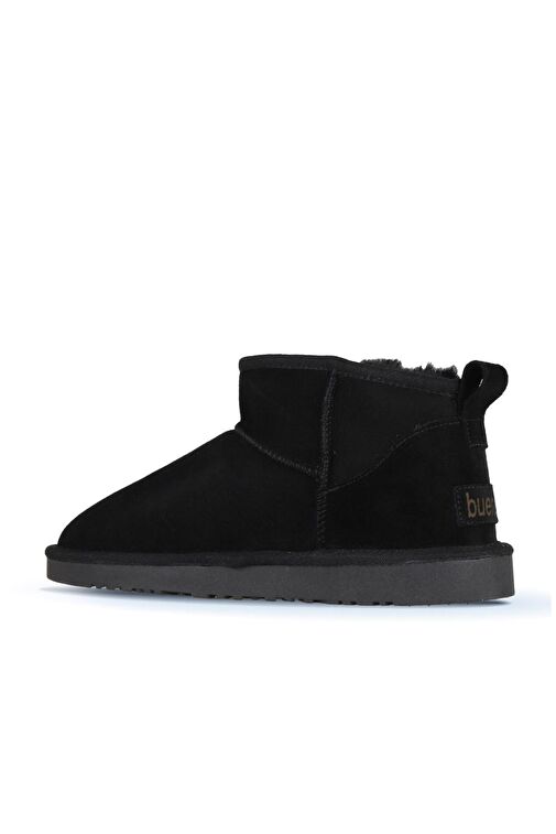 Bueno Shoes Siyah Süet Kadın Düz Bot 05ag2074055 - Görsel 5