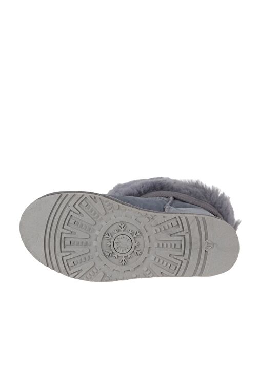 Bueno Shoes Mavi Süet Kadın Dolgu Topuklu Bot 05ag2024054 - Görsel 6