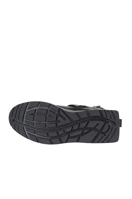 Bueno Shoes Siyah Deri Kadın Dolgu Topuklu Bot 01wa7403-502 - Görsel 6