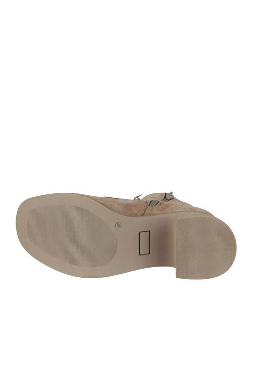 Bueno Shoes Vizon Süet Kadın Topuklu Bot 01wz7001 - Görsel 6