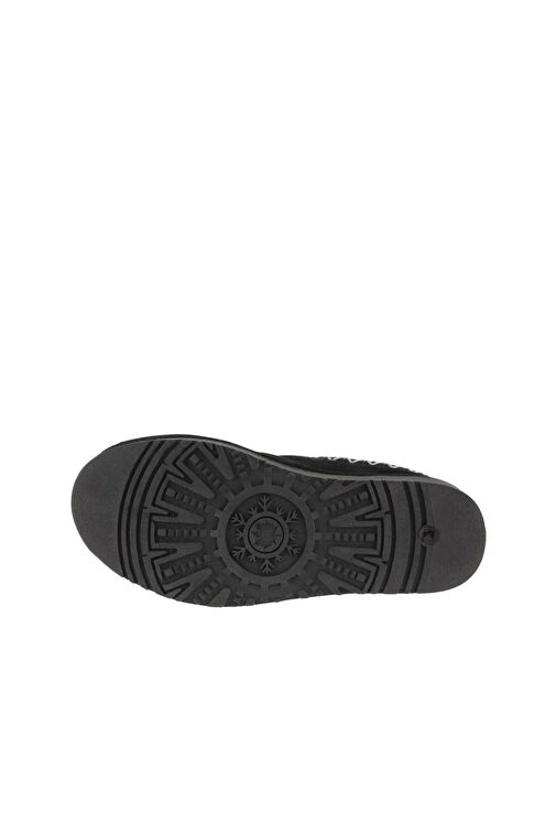 Bueno Shoes Siyah Süet Kadın Dolgu Topuklu Bot 05ag6054054 - Görsel 6